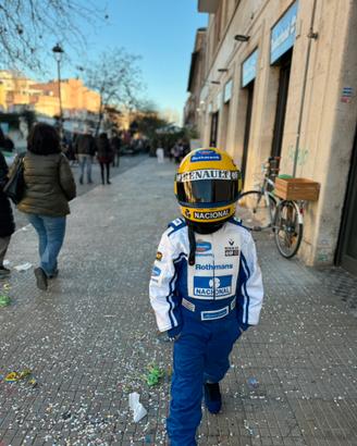 Costume pilota ayrton senna
