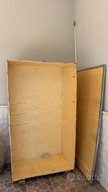 Cassa in legno grande grezza – box contenitore fai