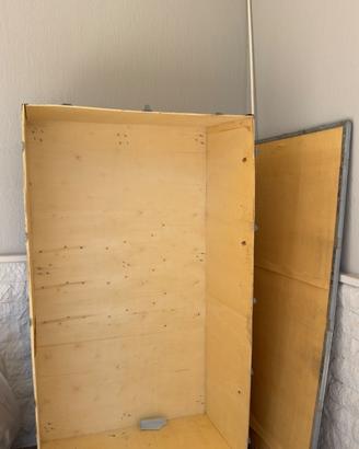 Cassa in legno grande grezza – box contenitore fai