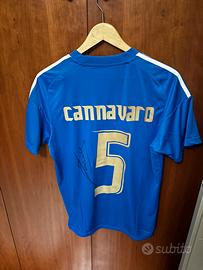 Maglia Italia originale autografata Cannavaro
