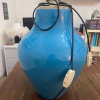 Porta lampada artigianato sardo turchese perfetta