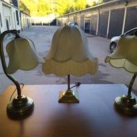 Lampade in ottone d'epoca