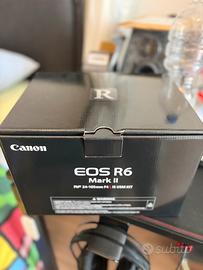 Canon R6 mark II mirrorless nuova