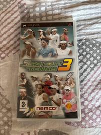 Videogioco di tennis per console PSP