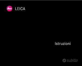 MANUALE LEICA C DIGI LUX (C D V) M Q S SL T TL X