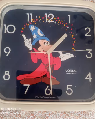 Raro orologio Walt Disney Lorenz  Mickey Mouse 