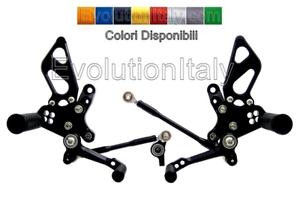 Pedane arretrate racing per DUCATI