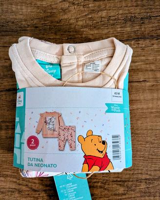 Tutina da neonato Winnie The Pooh NUOVA 62-68cm
