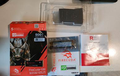SSDM.2NVMe Seagate FireCuda 530 500gb pari al nuov