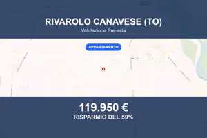 Immobile in asta di 197 m² a Rivarolo Canavese
