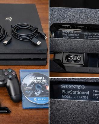 PS4 Pro 1TB CUH-7216B + Controller + COD+accessori