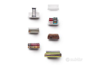 Set da 6 Mensole Invisibili per Parete in metallo