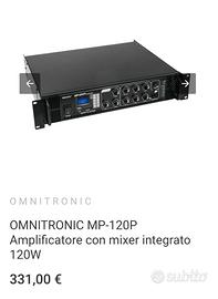 Amplificatore con mixer integrato e lettore 120W
