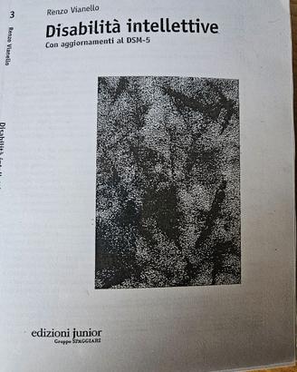 Libro Disabilità intellettive di Renzo Vianello