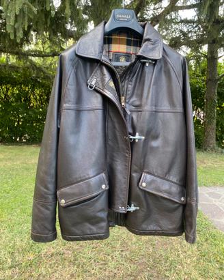 Giacca in pelle Fay 4 ganci