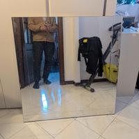 Specchio quadrato bagno molato 1 x 1 metri