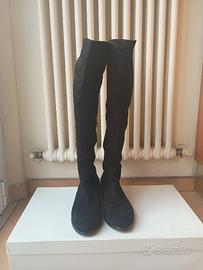 STIVALE CAMOSCIO NERO