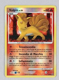 Carta Pokémon Vulpix Shiny SH6 della Platinum Base