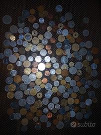 Lotto vecchie monete straniere 