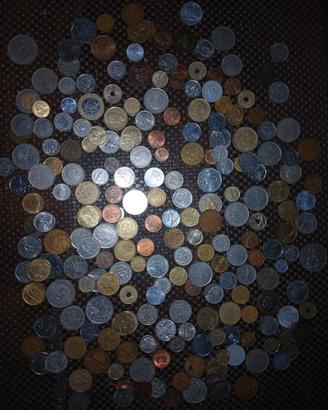 Lotto vecchie monete straniere 