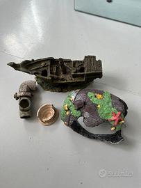 Statuette per acquario