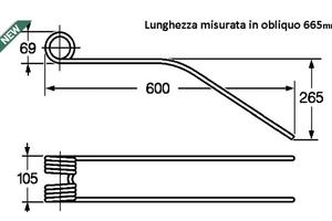 Molle per ranghinatore