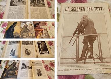 4 Riviste originali 1917-1918 Grande Guerra
