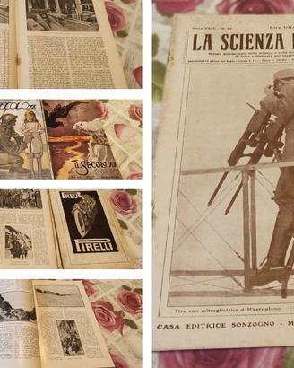 4 Riviste originali 1917-1918 Grande Guerra