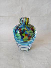 Vaso in vetro di Murano anni '70