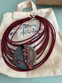 Collana artigianale in ceramica Sea Lab