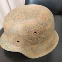Elmetto tedesco m-42 camo con effige WWII Guerra