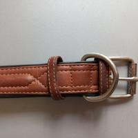 Collare pelle 60 cm cani grossa taglia 3,2 cm