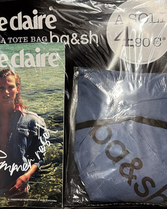 Marie Claire Borsa  tote bag ba&sh colore blu