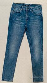 Jeans con brillantini
