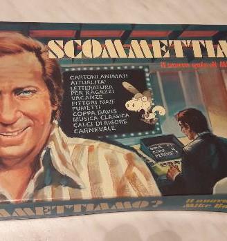 Gioco in scatola usato anni 80 "scommettiamo"