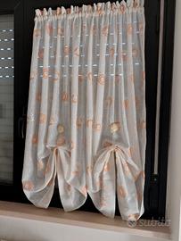 tenda a vetro per finestra (2 teli)