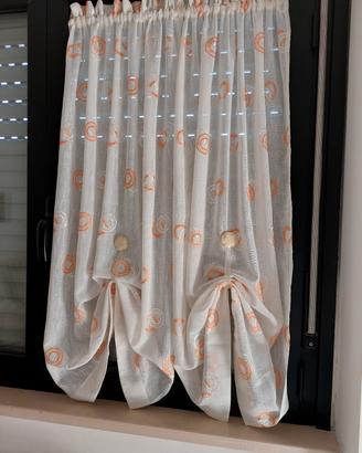 tenda a vetro per finestra (2 teli)