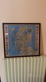 Cartina della Scozia