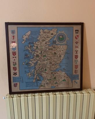 Cartina della Scozia