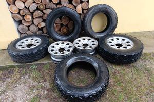 gomme, cerchi e finestrini post. Suzuki samurai