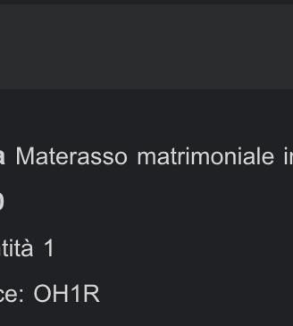 MATERASSO MEMORY MONDO CONVENIENZA