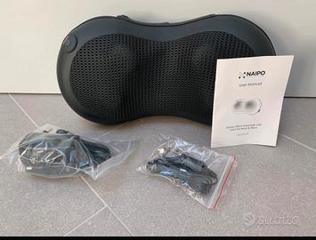 Cuscino massaggio shiatsu per collo e spalle