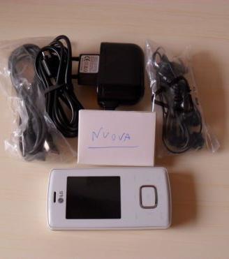 Cellulare LG KG800 colore bianco white