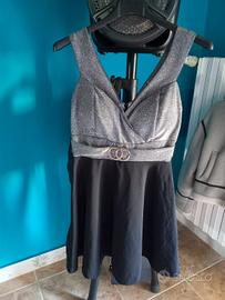Vestito elegante nero e argento – taglia S/M