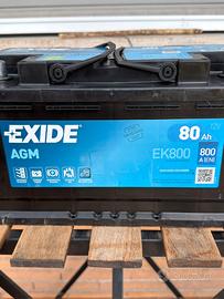 Batteria Auto EXIDE AGM EK800 12V 80Ah 800A