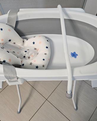 Vaschetta bagnetto neonato richiudibile, completa