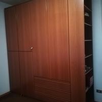 armadio a 4 ante e libreria