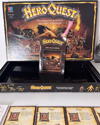 Heroquest MB giochi 1989 completo 100%