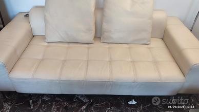 divano 100% vera pelle
