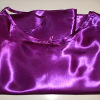 Camicia da notte fucsia di raso Tg.3 NUOVA
